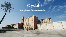  Presentation with bosnia old castle history - Amazing slides having quarter aka casteddu e susu backdrop and a  colored foreground