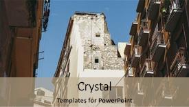  Presentation with quarter - Cool new theme with quarter aka casteddu e susu backdrop and a  colored foreground