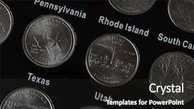  Presentation with quarter - Cool new slides with rare coins - american quarter dollar set kiev backdrop and a  colored foreground