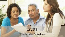  Presentation with senior couple - Beautiful PPT theme featuring spring primroses in the woods lesser celandine buttercup ficaria backdrop and a tawny brown colored foreground