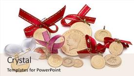  Presentation with white gold - PPT theme having variety of traditional turkish gold background and a lemonade colored foreground