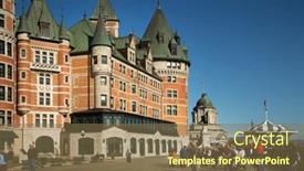  Presentation with city people walking - 