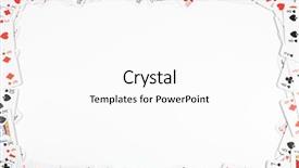  Presentation with gambling - Audience pleasing slides consisting of queen hearts - gambling frame made from poker backdrop and a white colored foreground