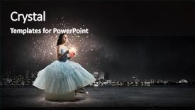  Presentation with princess - Beautiful presentation featuring queen hearts - she is cute princess backdrop and a dark gray colored foreground