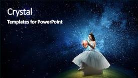  Presentation with prince princess fairy - Slides consisting of queen hearts - she is cute princess background and a black colored foreground