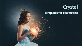  Presentation with princess - Presentation theme with queen hearts - she is little princess mixed background and a wine colored foreground