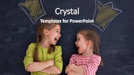  Presentation with black children - Slides having happy birthday princess - funny children on a background background and a tawny brown colored foreground