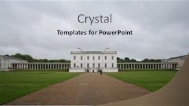  Presentation with queen - Audience pleasing slide set consisting of queen-s-house-greenwich-london backdrop and a light gray colored foreground