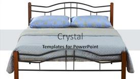  Presentation with queen - PPT layouts having queen-size-bed-with-clipping background and a light gray colored foreground