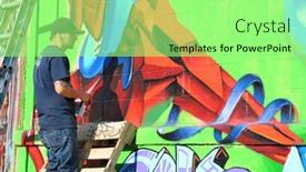  Presentation with graffiti - 