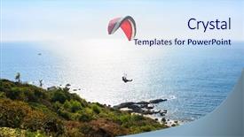  Presentation with goa - PPT theme with querim in sunset goa india background and a sky blue colored foreground