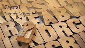  Presentation with alphabet - Beautiful PPT theme featuring bright colored festive cookies for christmas and the new year backdrop and a gray colored foreground