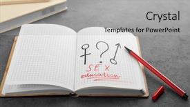  Presentation with exercise - Beautiful slide set featuring sexual education - exercise book with painted male backdrop and a light gray colored foreground