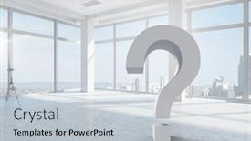  Presentation with interior design - Theme having question of interior design mixed media background and a lemonade colored foreground