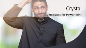  Presentation with christian holy communion concept bible - Amazing presentation having question uncertain with doubt thinking backdrop and a lemonade colored foreground