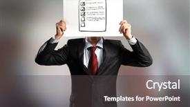  Presentation with survey - Slides with people caucasian and african elderly background and a light gray colored foreground.