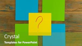  Presentation with decision making - Presentation consisting of questions-decision-making-or-uncertainty background and a tawny brown colored foreground