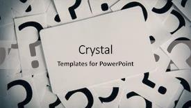  Presentation with questions - Beautiful PPT layouts featuring questions questions questions the concept backdrop and a  colored foreground