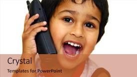  Presentation with christening for boy - Presentation design having two young graduates standing in a hallway with their mortar boards background and a dark gray colored foreground