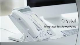  Presentation with technical support - Audience pleasing presentation design consisting of questions received - telephone at workplace of technical backdrop and a  colored foreground