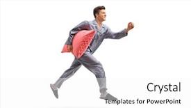  Presentation with teenage - Slides enhanced with quick - full length profile shot background and a white colored foreground