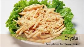  Presentation with french revolution in tourism - PPT layouts with quick service restaurants - delicious french fries background and a yellow colored foreground