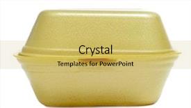  Presentation with burger - Amazing presentation having quick service restaurants - yellow burger box backdrop and a yellow colored foreground