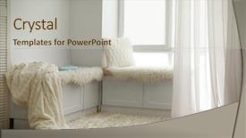  Presentation with rest - PPT layouts enhanced with quiet peace - comfortable place for rest near background and a soft green colored foreground