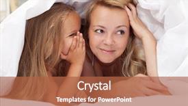  Presentation with quilt - Cool new slides with quilt having quality time backdrop and a red colored foreground