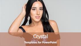  Presentation with prom - Cool new theme with quinceanera - beautiful teen girl wearing backdrop and a coral colored foreground