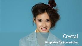  Presentation with cute mice rats - Cool new slide set with quinceanera - portrait of cute morning girl backdrop and a  colored foreground