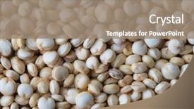  Presentation with nutritional value - Slide deck with it's high nutritional value background and a coral colored foreground