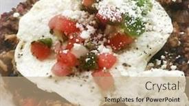  Presentation with quinoa - Slides having quinoa-healthy-egg-bowl-breakfast background and a coral colored foreground