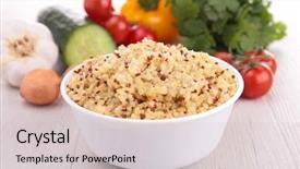  Presentation with quinoa - Colorful PPT layouts enhanced with quinoa backdrop and a light gray colored foreground