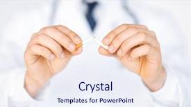  Presentation with quit - Presentation having quit - close up of man breaking background and a sky blue colored foreground