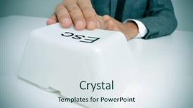  Presentation with music man in suit - PPT theme enhanced with quit - man wearing a suit sitting background and a sky blue colored foreground