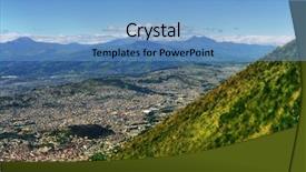  Presentation with ecuador - Audience pleasing slide deck consisting of quitar - quito ecuador backdrop and a teal colored foreground