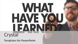  Presentation with quiz - Slide deck enhanced with quiz master - what have you learned background and a light gray colored foreground