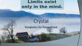  Presentation with motivational - Presentation consisting of quote against nature background limit background and a light blue colored foreground