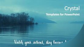  Presentation with philosopher - Slide deck consisting of quote by ancient chinese philosopher background and a teal colored foreground