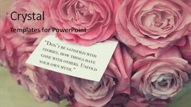  Presentation with ancient persian - Presentation design consisting of quote by ancient persian poet background and a coral colored foreground