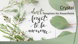  Presentation with quote - Presentation having quote dont forget to be background and a soft green colored foreground