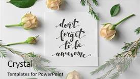  Presentation with awesome - Cool new slides with quote dont forget to be backdrop and a light gray colored foreground