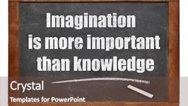  Presentation with important - Colorful slides enhanced with quote from albert einstein backdrop and a tawny brown colored foreground