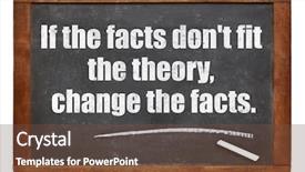  Presentation with quote - Slide deck enhanced with quote from albert einstein background and a tawny brown colored foreground