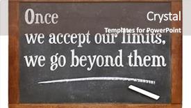  Presentation with limits - Theme featuring quote from albert einstein background and a tawny brown colored foreground