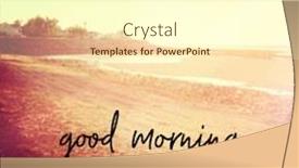 Presentation with quote - Audience pleasing PPT layouts consisting of quote - good morning backdrop and a cream colored foreground