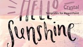  Presentation with quote - Presentation theme with quote - hello sunshine background and a lemonade colored foreground