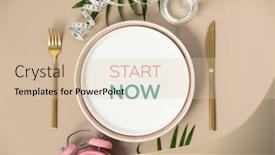  Presentation with water life - PPT layouts having quote-start-now-composition background and a lemonade colored foreground