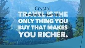  Presentation with quote - Theme with quote-travel background and a light blue colored foreground